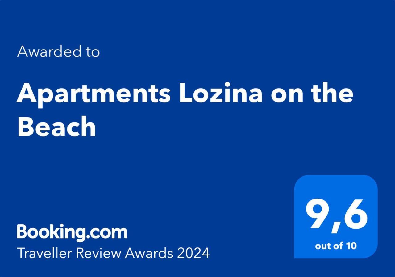 Apartments Lozina On The Beach Omiš Buitenkant foto